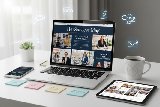 Highlight Hersuccess mag on the screend